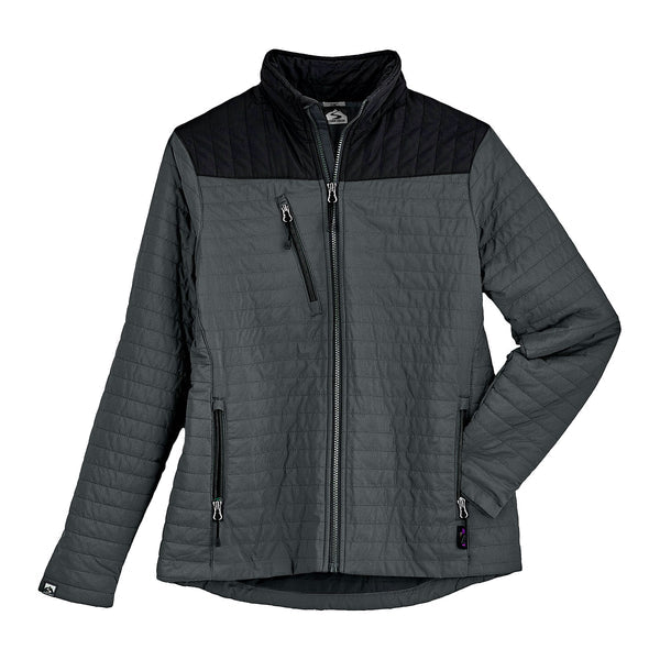 Women's Front Runner Insulated Jacket - Jet Gray/Black