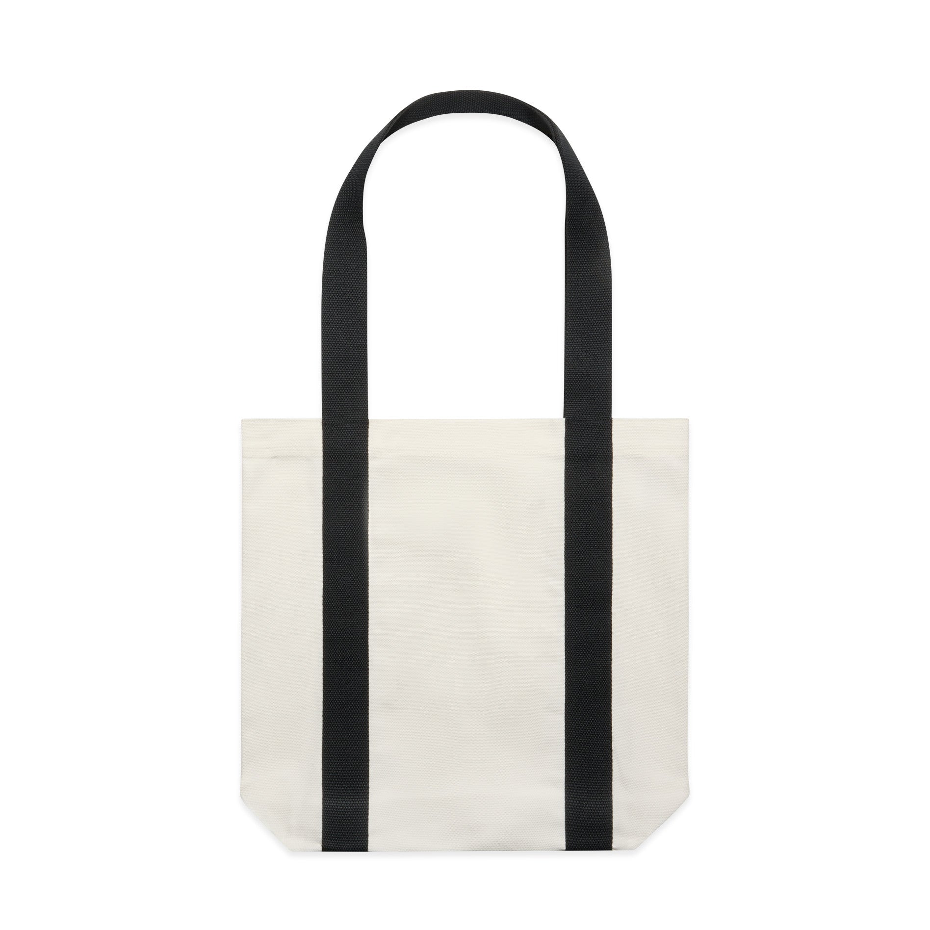 Cream/Black Two Tone Carry Tote