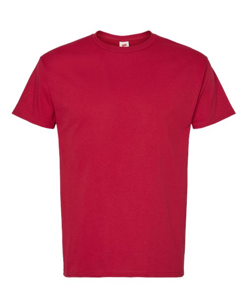 Hanes Unisex Essential Cotton Tee — Athletic Crimson