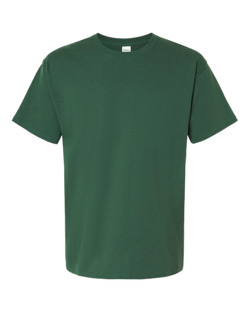Hanes Unisex Essential Cotton Tee — Athletic Dark Green