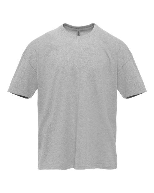 Next Level Unisex Heavyweight Tee — Heather Grey