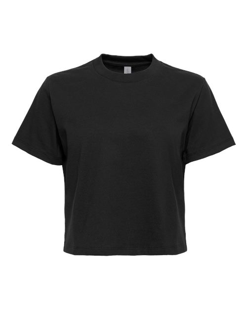 Next Level Women’s Heavyweight Boxy Tee — Black