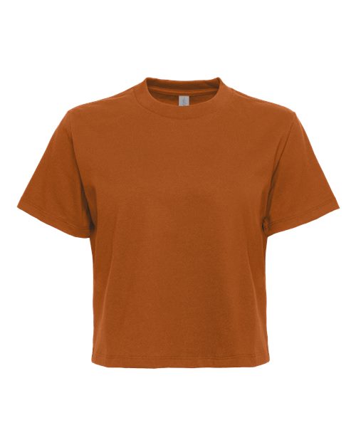Next Level Women’s Heavyweight Boxy Tee — Clay