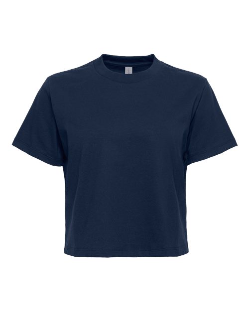 Next Level Women’s Heavyweight Boxy Tee — Midnight Navy