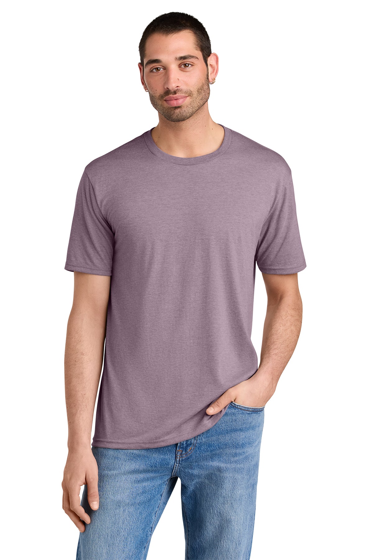 District Men’s Perfect Tee — Heathered Lavender