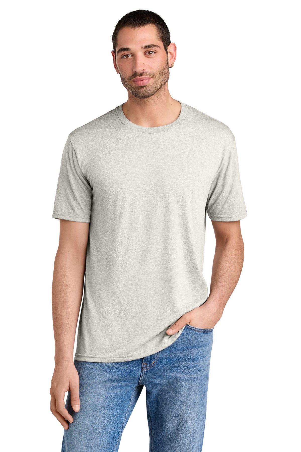 District Men’s Perfect Tee — Oatmeal Heather
