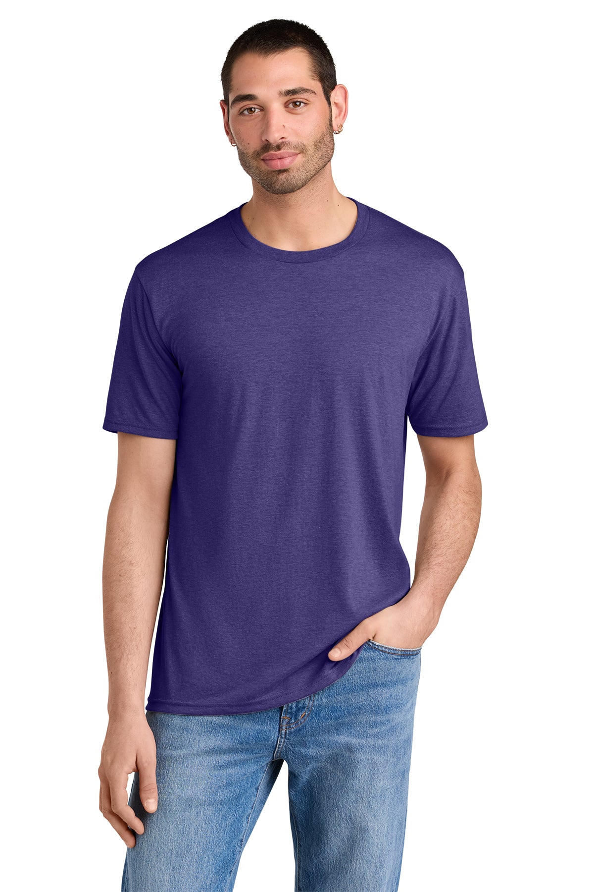 District Men’s Perfect Tee — Purple Frost