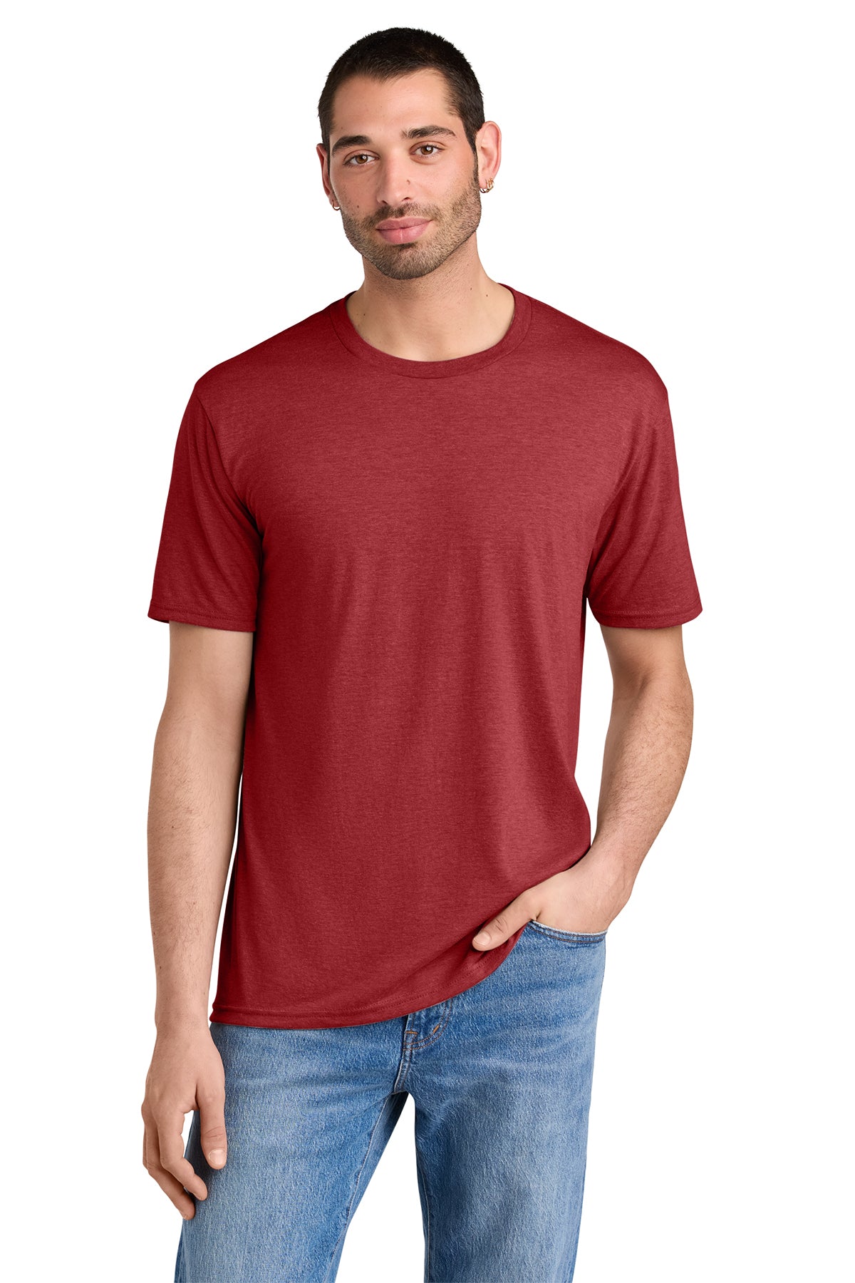 District Men’s Perfect Tee — Red Frost