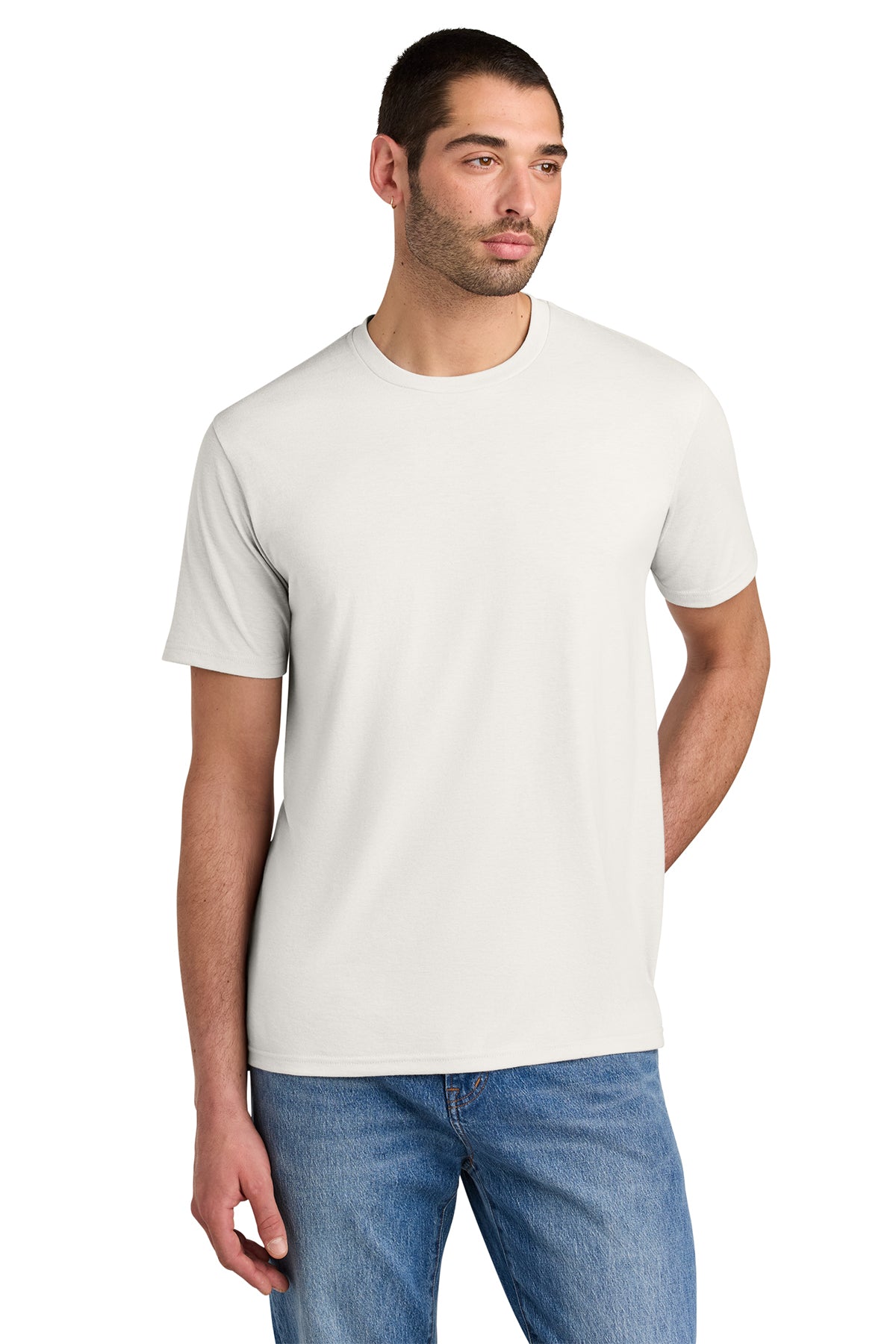 District Men’s Perfect Tee — White Smoke