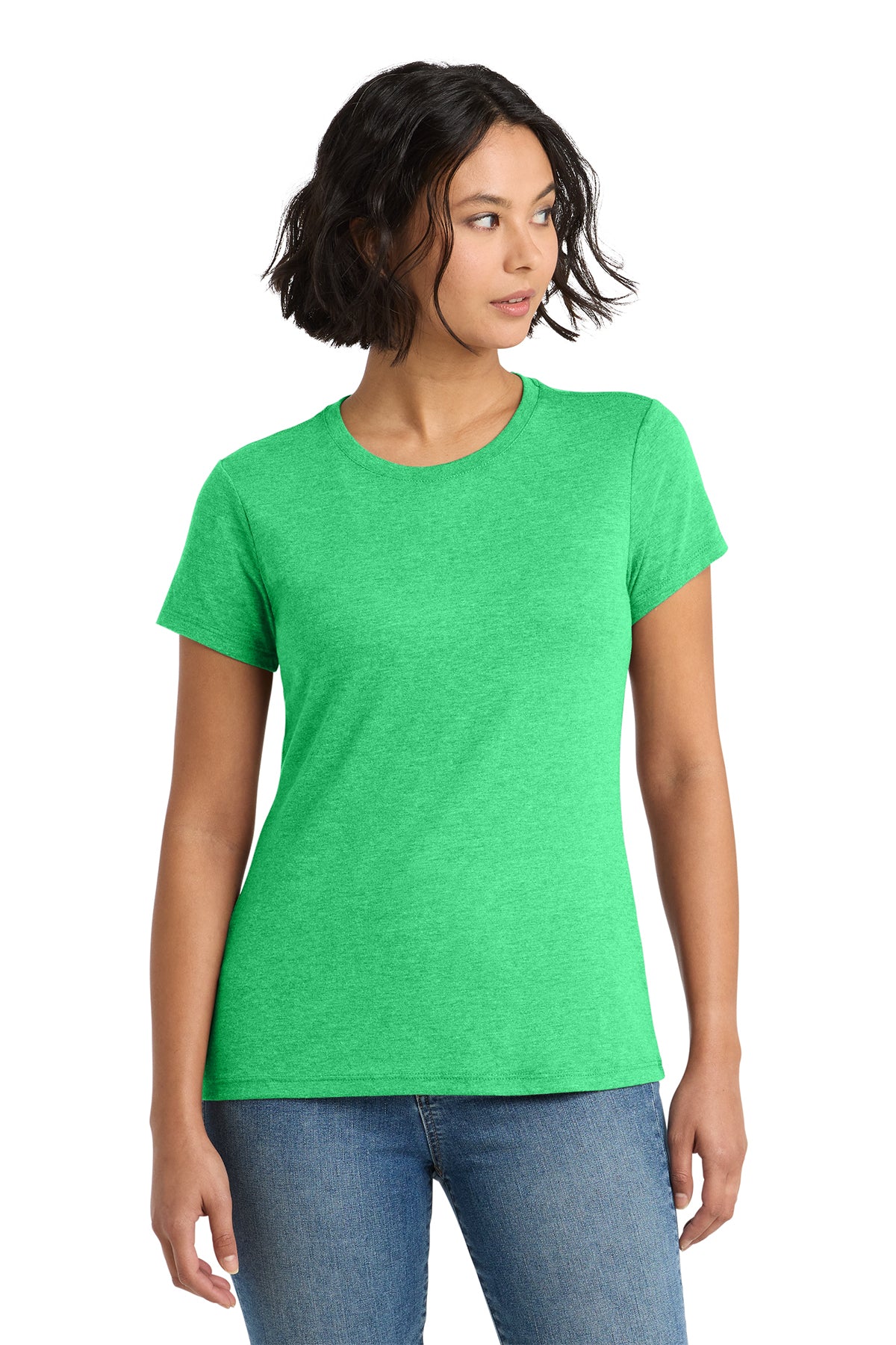District Women’s Perfect Tee — Green Frost
