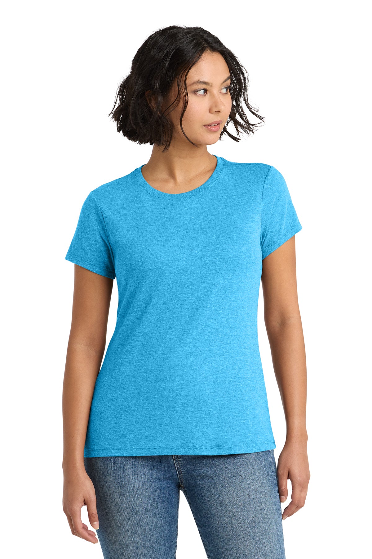 District Women’s Perfect Tee — Turquoise Frost