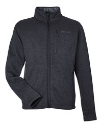Marmot Drop Line Fleece Jacket - Black Heather