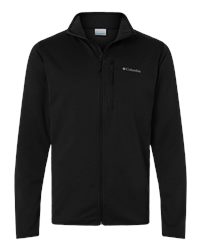 Men's Essential Hike Grid Fleece Full-Zip - Black