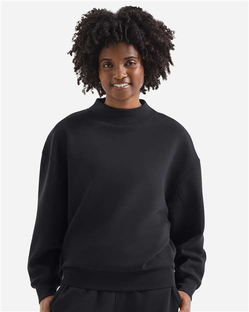 Women's Mock Neck Crew