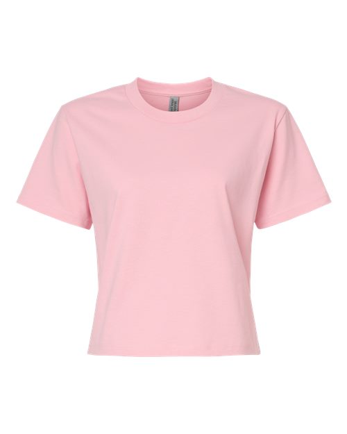 Next Level Women’s Heavyweight Boxy Tee — Light Pink