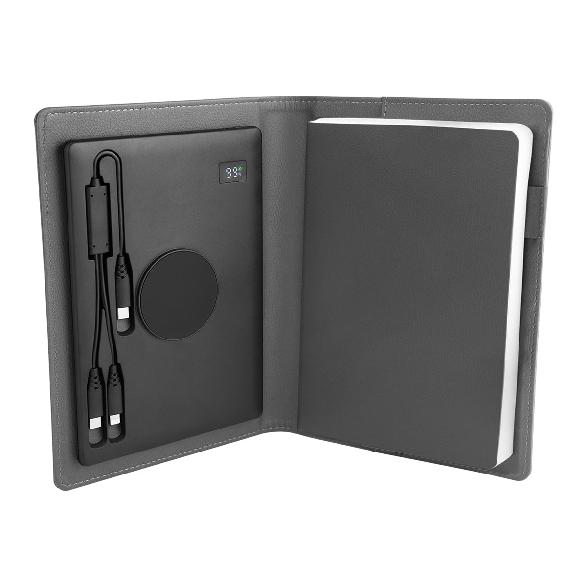 Recycled Folio With Power Bank