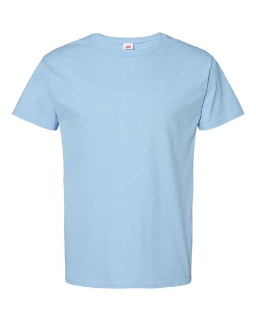 Hanes Unisex Essential Cotton Tee — Light Blue