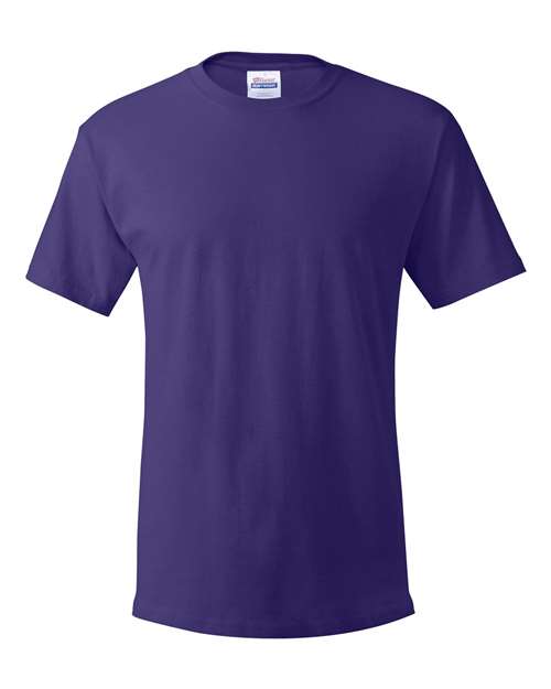 Hanes Unisex Essential Cotton Tee — Purple