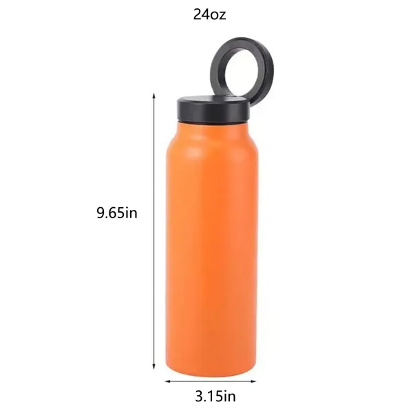 24 oz Water Bottle with Magnetic Phone Holder (Master Catalog)