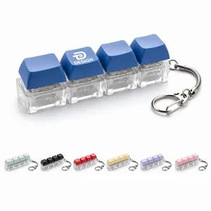 Mechanical Keyboard Keychain - Yellow