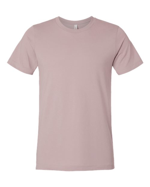Bella + Canvas Jersey Tee — Pink Gravel