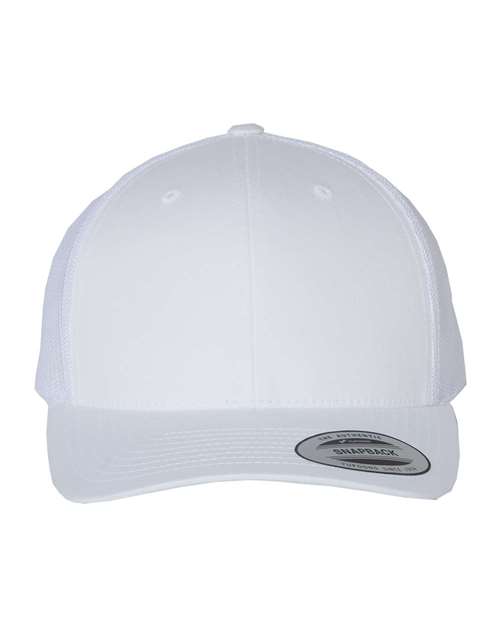 Retro Trucker Cap White