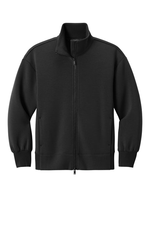 Mercer+Mettle Women's Soft Spacer Full Zip - Deep Black