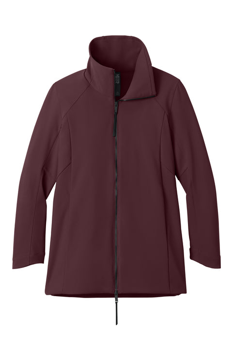 MiiR Women’s Nozawa Full-Zip Soft Shell - Dark Fig