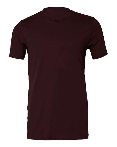 Bella + Canvas Jersey Tee — Oxblood Black