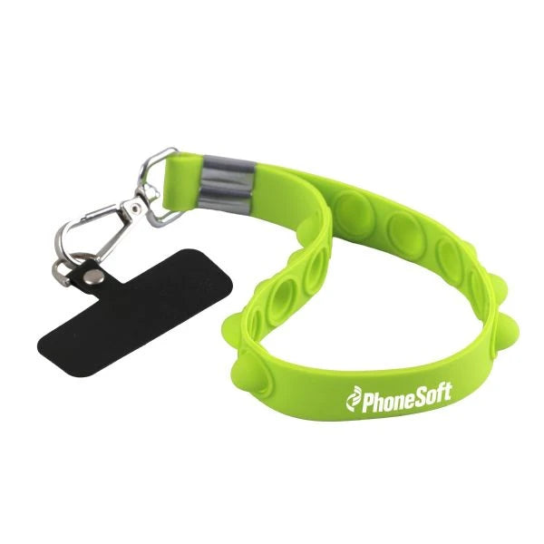 Silicone Pop-It Phone Wristlet