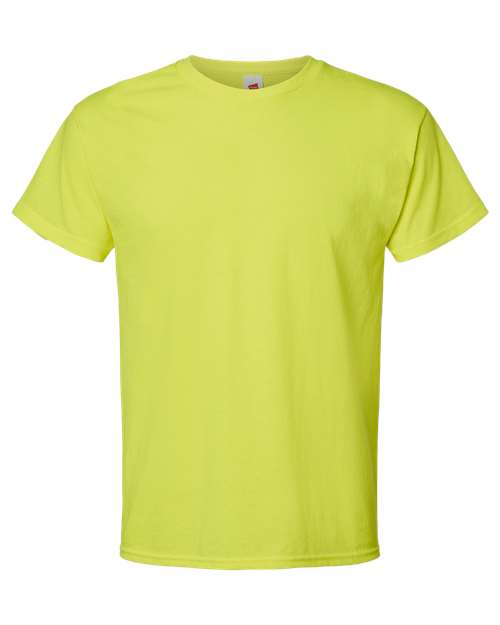 Hanes Unisex Essential Cotton Tee — Safety Green