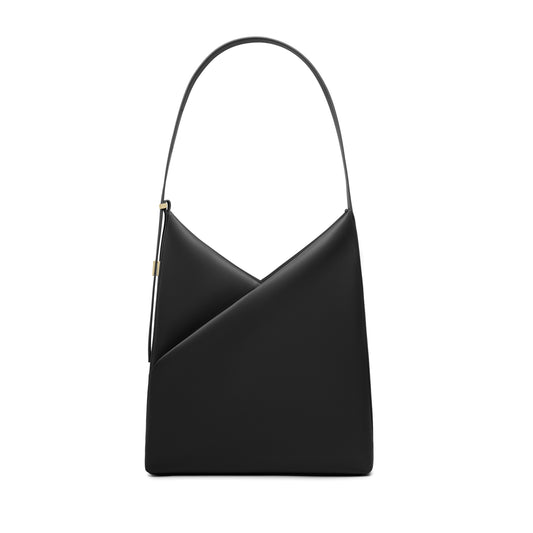 Lux & Nyx Origami Hobo Bag - Black