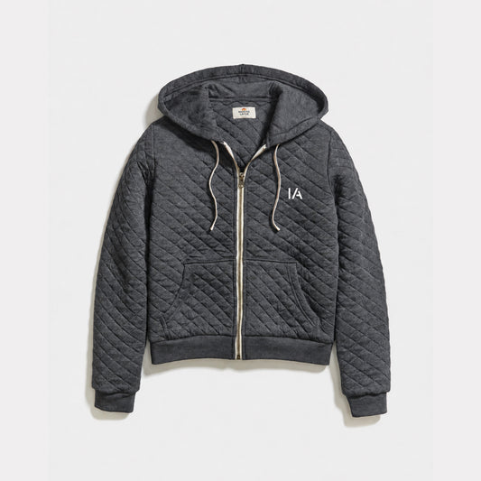 *IA Marine Layer Women's Corbet Quilted Full Zip Hoodie