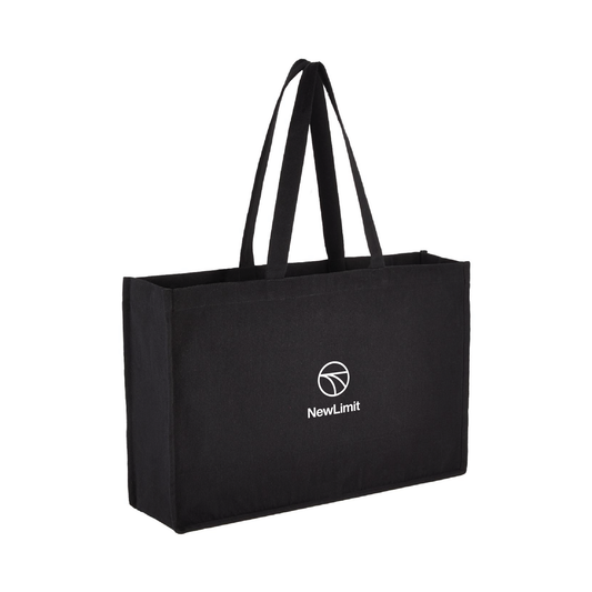 NewLimit 10 oz Recycled Cotton Shoulder Tote