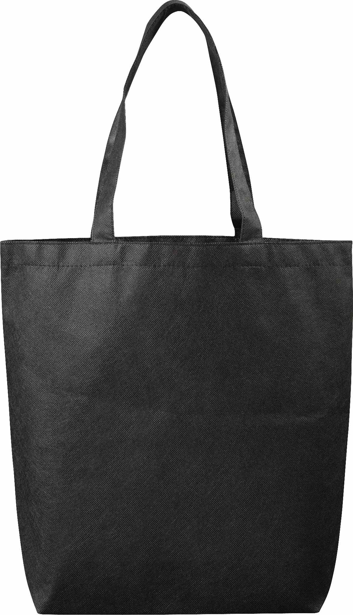 Small Non-Woven Shopper Tote - Black