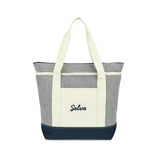 Newport Cotton Zippered Tote