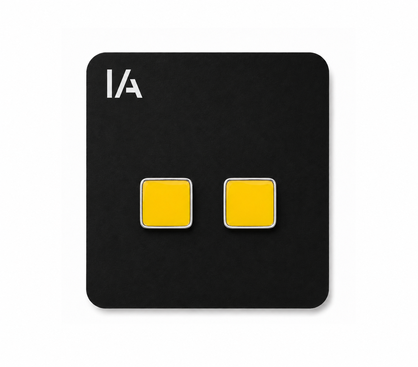 IA Enamel Stud Earrings