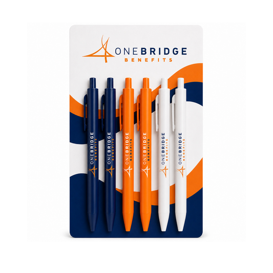 Gel Clicker Pen 6-Pack