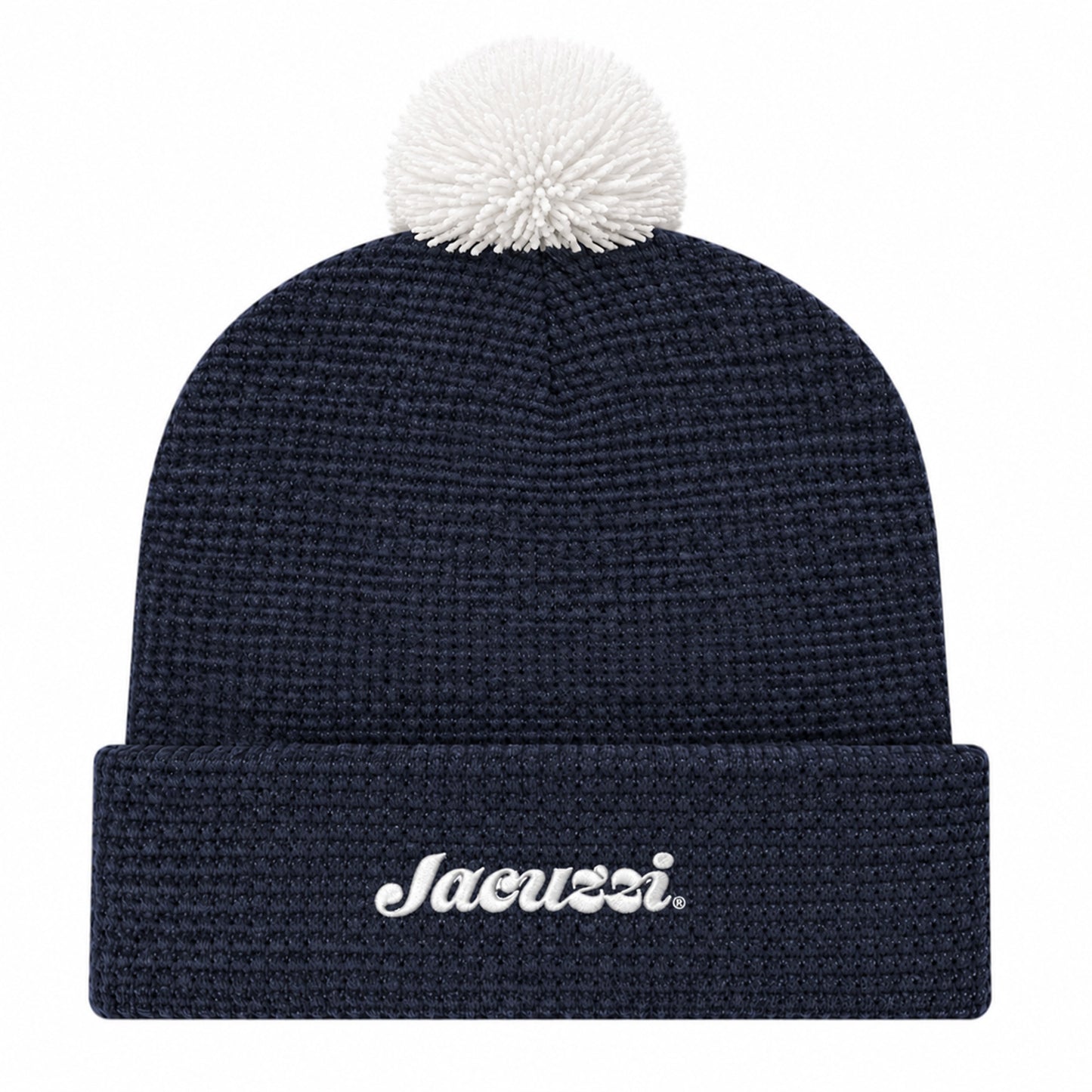 Waffle Pom Pom Hat