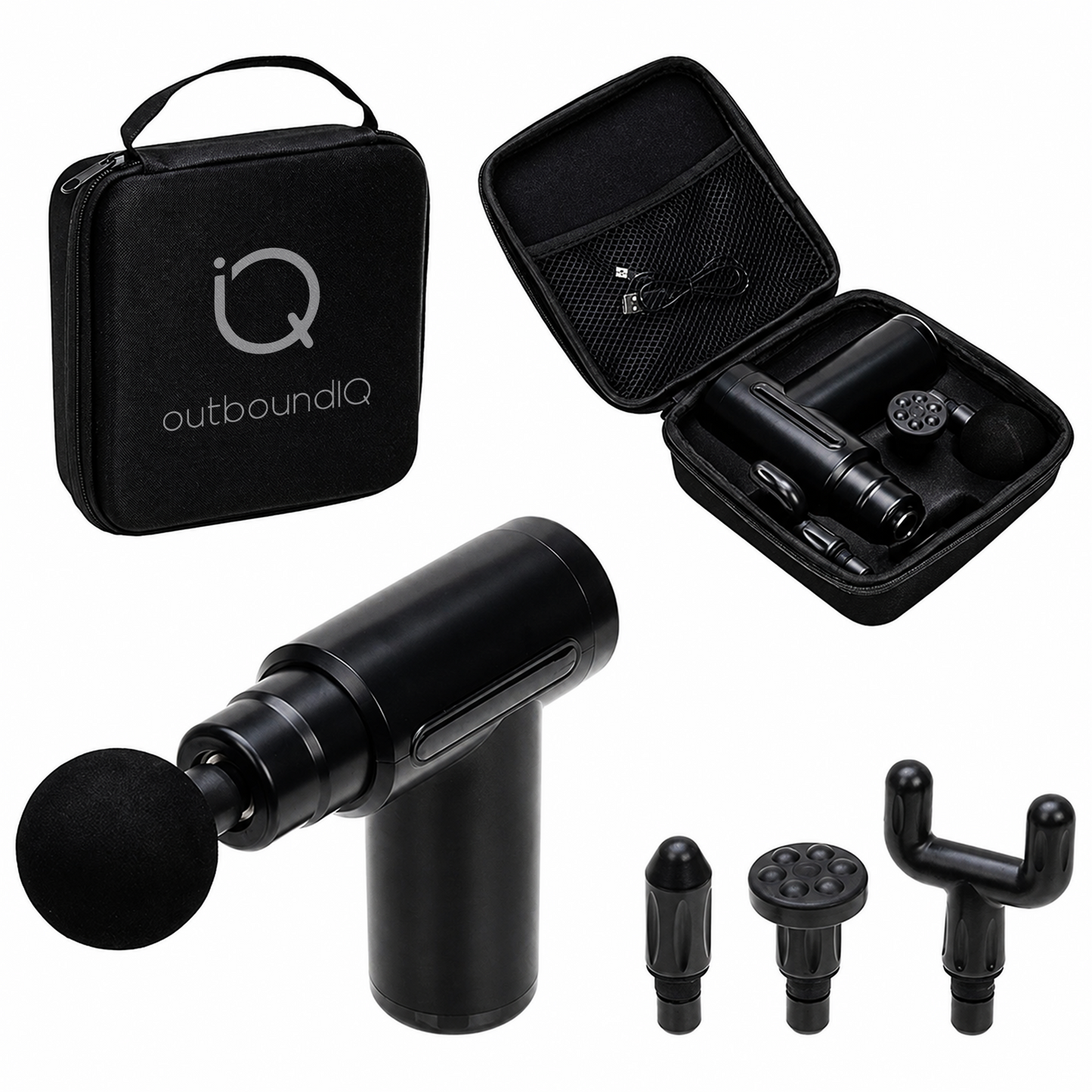 outboundIQ Crimson Massage Gun