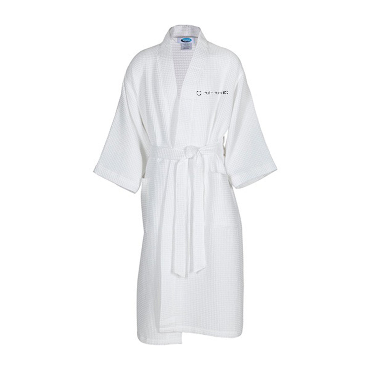 outboundIQ Waffle Weave Kimono Robe