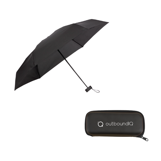 Compact Travel Umbrella With Case